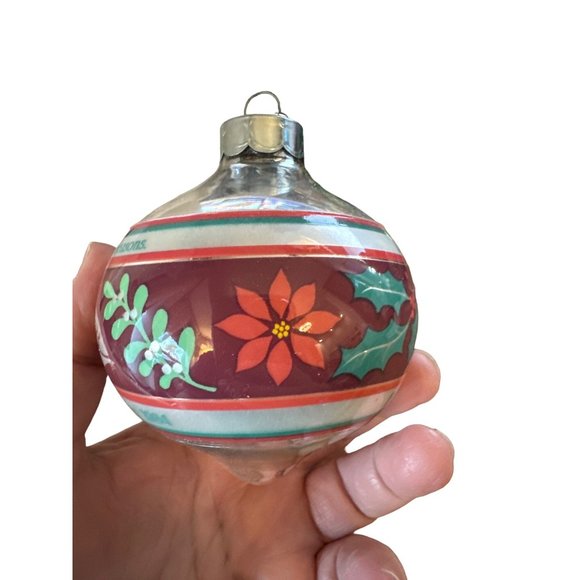 Hallmark 1st Christmas Together Keepsake Ornament Glass Ball Vintage 1984 - Picture 5 of 7